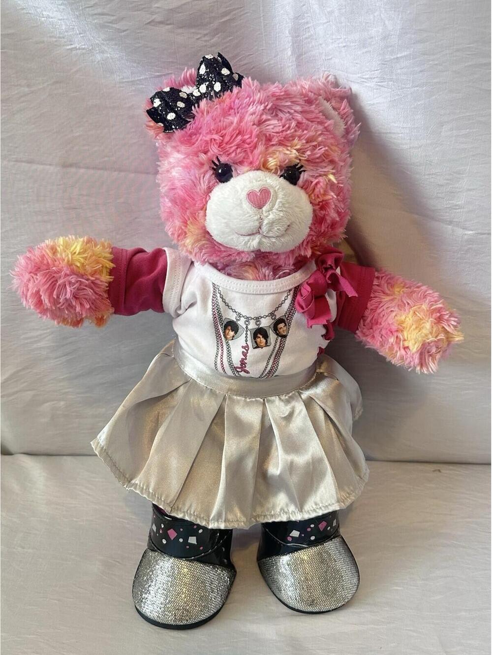 Build-A-Bear Endless Hugs Tye Dye Plush Stuffed Vintage Jonas Brothers Outfit